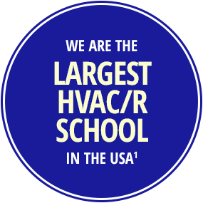 We are the largest HVAC school in the USA.
