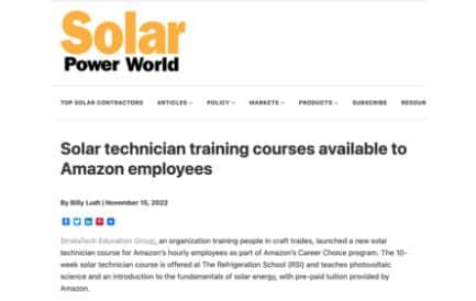 Solar technician training courses available to Amazon employees