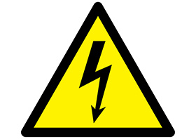 electrical safety sign