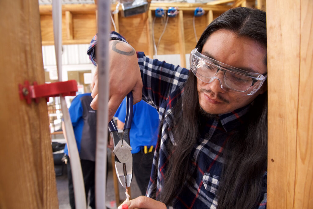 TWS student in training