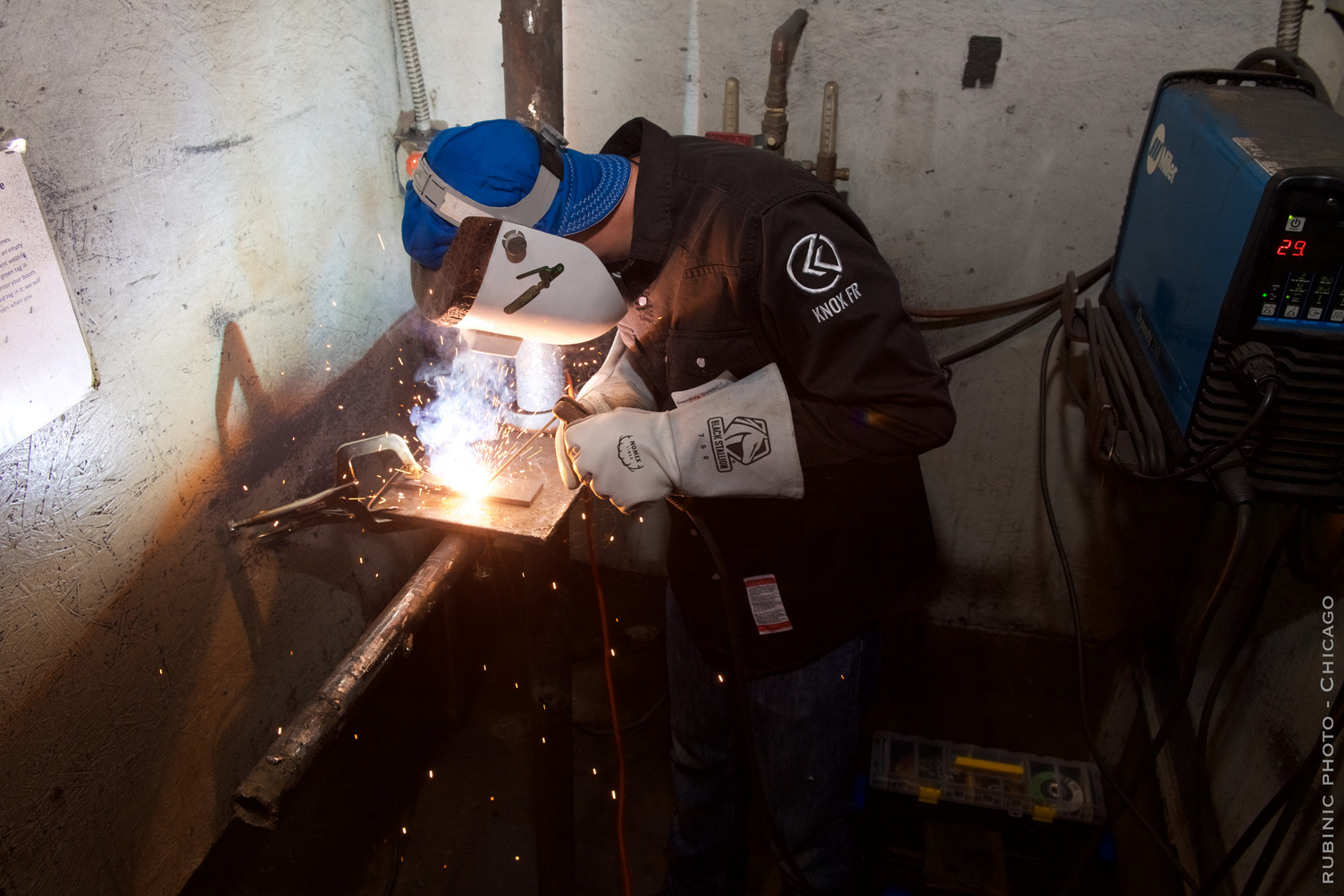 TWS student in Jacksonville welding