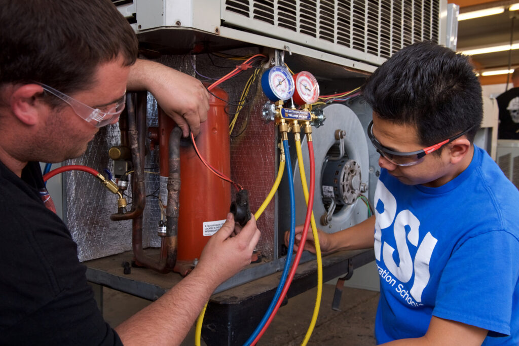 HVAC technician training at rsi