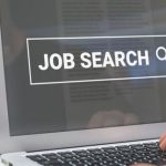 hvac job search on computer