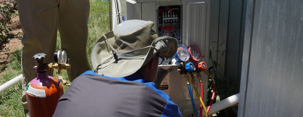 inside a heat pump