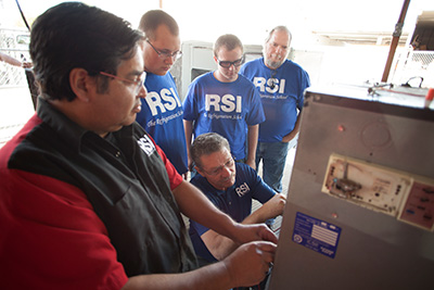 learning HVAC hands on