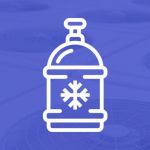 refrigerant icon over hvac system