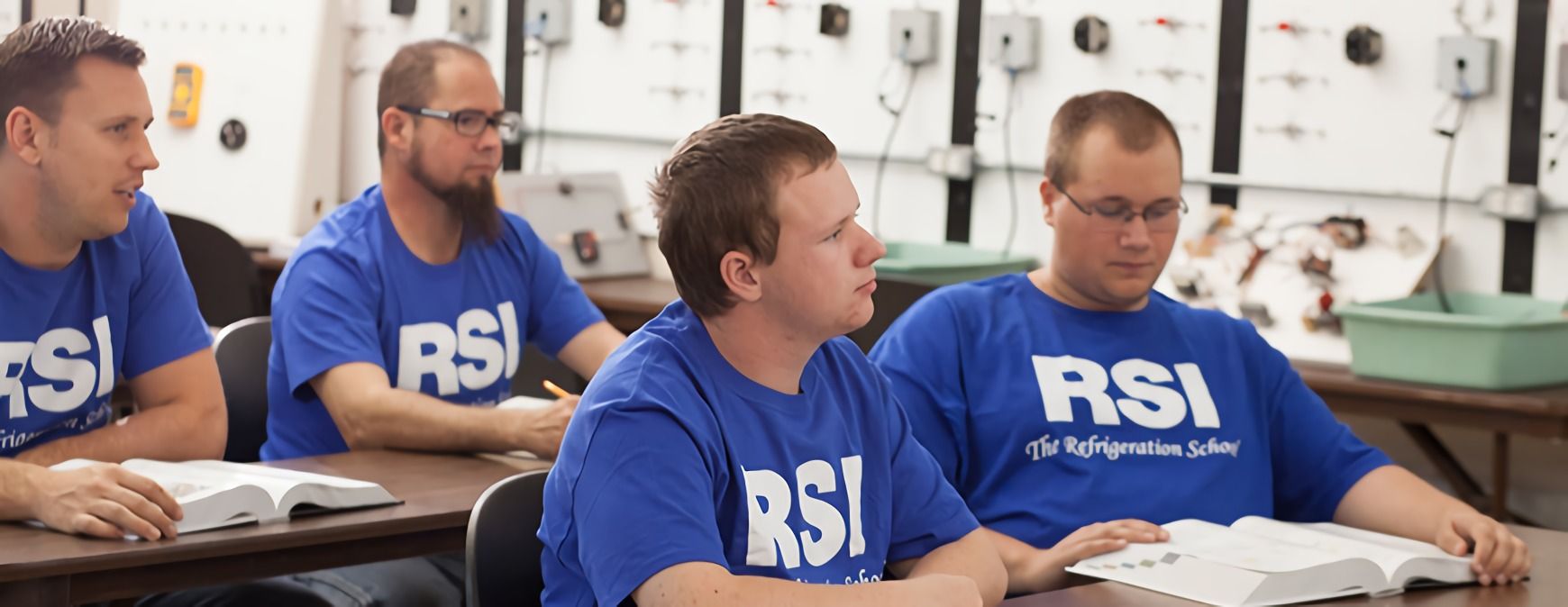 student class at trade school