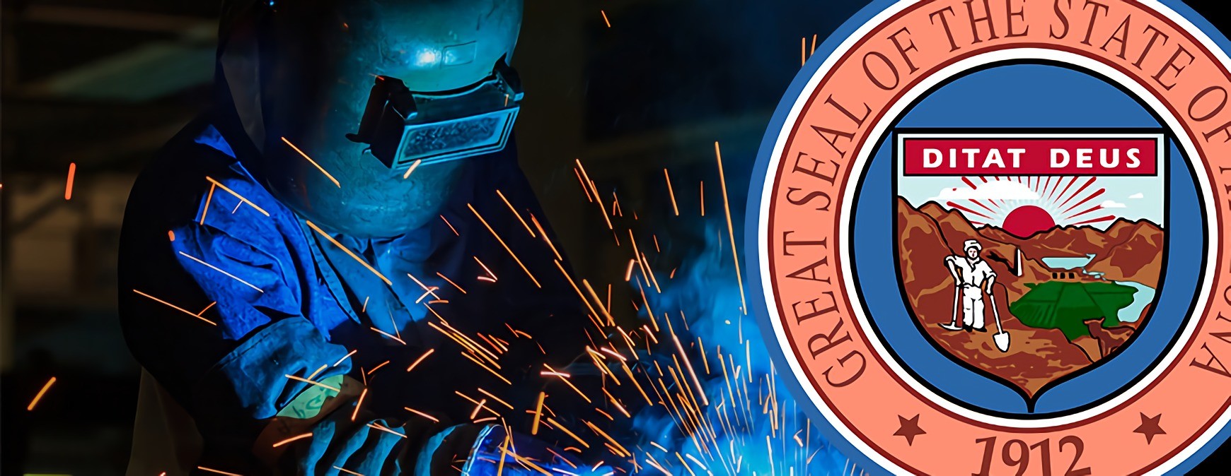 welder and arizona state seal