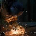 welding a pipe